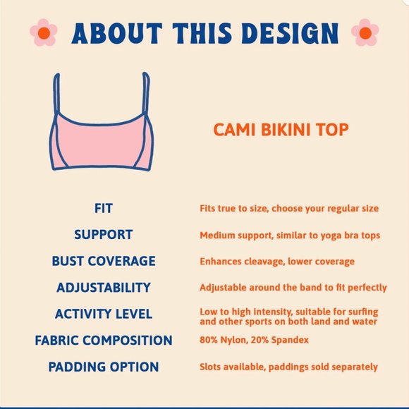 Cami Black Bikini Top - Haikini Surfing Bikini - Picture 4 of 5